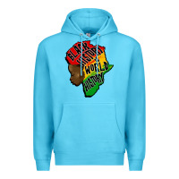 Ocean Blue black history is world history Premium Hoodie - CowGirlArtShop
