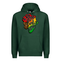 Sports Green black history is world history Premium Hoodie - CowGirlArtShop