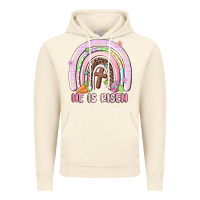 Vintage Artic he is risen easter rainbow Vintage Hoodie - MaliasSmallBusiness