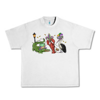 Lunar Rock mardi gras alligator crawfish pelican Urban Heavy Tee - MaliasSmallBusiness