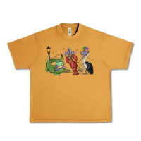 Peanut Butter mardi gras alligator crawfish pelican Urban Heavy Tee - MaliasSmallBusiness