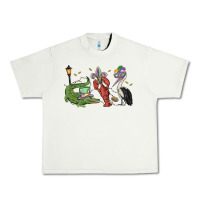 Pistachio mardi gras alligator crawfish pelican Urban Heavy Tee - MaliasSmallBusiness