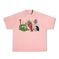 Salmon mardi gras alligator crawfish pelican Urban Heavy Tee - MaliasSmallBusiness