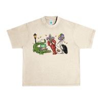 Sandshell mardi gras alligator crawfish pelican Urban Heavy Tee - MaliasSmallBusiness
