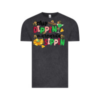 Vintage Black chip dippin' margarita sippin Vintage Tee - MaliasSmallBusiness