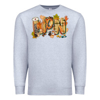 Heather Grey fall lpn Premium Sweatshirt - CowGirlArtShop