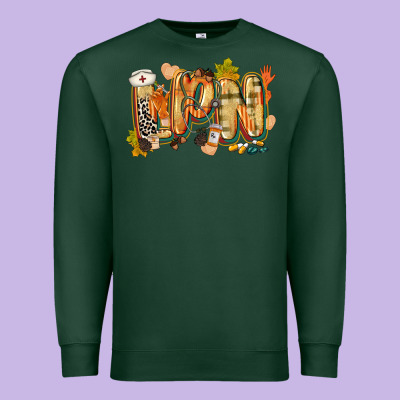 Fall Lpn Premium Sweatshirt Designed By Cowgirlartshop