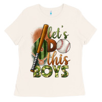 Bone let's do this boys field baseball Ladies Tee - BundleAndBundleShop