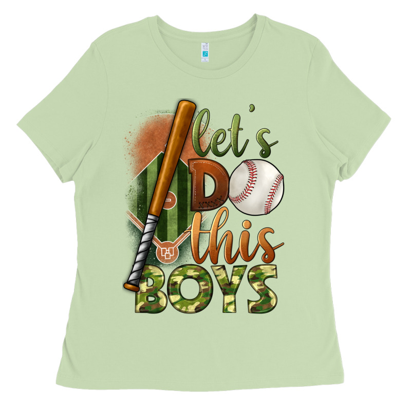 Let's Do This Boys Field Baseball Ladies Tee by BundleAndBundleShop | Teevron