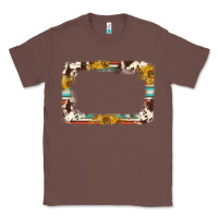 Chestnut western serape sunflower background frame Classic Tee - NancyCooperArtShop