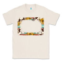 Natural western serape sunflower background frame Classic Tee - NancyCooperArtShop