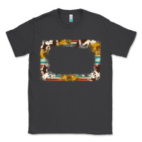 Smoke western serape sunflower background frame Classic Tee - NancyCooperArtShop