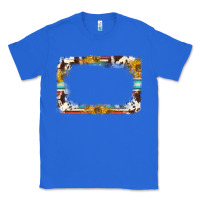 True Royal western serape sunflower background frame Classic Tee - NancyCooperArtShop