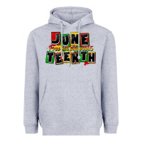 Heather Grey juneteenth freeish since 1865 Heavyweight Hoodie - CowGirlArtShop