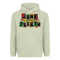 Matcha juneteenth freeish since 1865 Heavyweight Hoodie - CowGirlArtShop