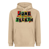 Mushroom juneteenth freeish since 1865 Heavyweight Hoodie - CowGirlArtShop