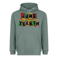 Juneteenth Freeish Since 1865 Heavyweight Hoodie | Teevron