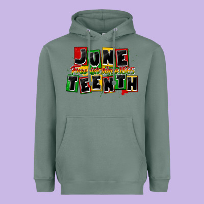 Juneteenth Freeish Since 1865 Heavyweight Hoodie Designed By Cowgirlartshop