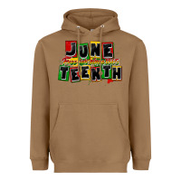 Toasted Coconut juneteenth freeish since 1865 Heavyweight Hoodie - CowGirlArtShop