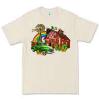 Bone barn st patricks with truck and shamrocks Premium Tee - AdoDesignShop