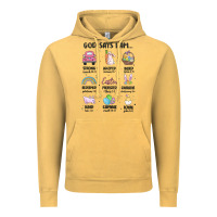 Vintage Mustard christian easter Vintage Hoodie - MaliasSmallBusiness