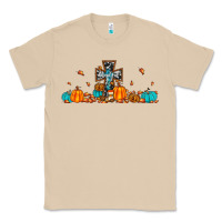 Mushroom thankful cross pumpkin Classic Tee - JahusDesignShop