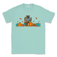 Seafoam thankful cross pumpkin Classic Tee - JahusDesignShop