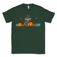 Sports Green thankful cross pumpkin Classic Tee - JahusDesignShop