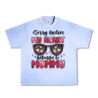 Grape Ice sorry ladies my heart belongs to mommy Urban Heavy Tee - MaliasSmallBusiness