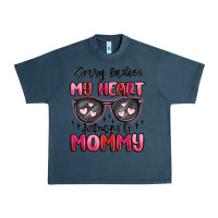 Midnight Navy sorry ladies my heart belongs to mommy Urban Heavy Tee - MaliasSmallBusiness