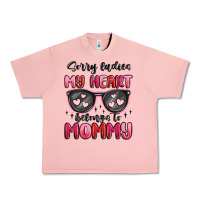 Salmon sorry ladies my heart belongs to mommy Urban Heavy Tee - MaliasSmallBusiness