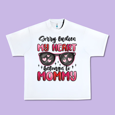 Sorry Ladies My Heart Belongs To Mommy Urban Heavy Tee Designed By Maliassmallbusiness