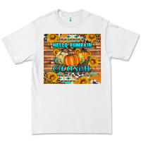 White hello pumpkin season tumbler Premium Tee - Artiststas