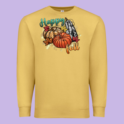 Happy Fall Premium Sweatshirt Designed By Cowgirlartshop