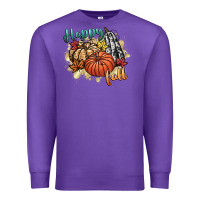 Purple happy fall Premium Sweatshirt - CowGirlArtShop