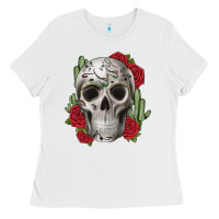 Skull Cactus Ladies Tee | Teevron