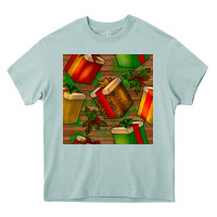Arona christmas gift box seamless pattern Heavy Core Tee - BundleAndBundleShop