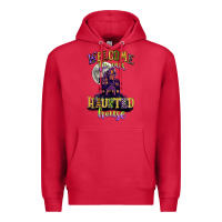 Cardinal welcome to our haunted house Premium Hoodie - CowGirlArtShop