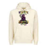 Sandshell welcome to our haunted house Premium Hoodie - CowGirlArtShop