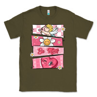 Army Green trendy valentines day retro characters Classic Tee - MaliasSmallBusiness