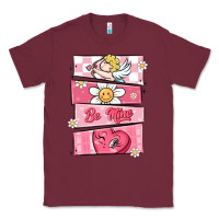 Burgundy trendy valentines day retro characters Classic Tee - MaliasSmallBusiness