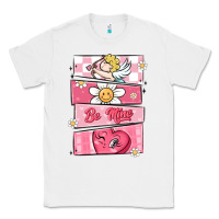 White trendy valentines day retro characters Classic Tee - MaliasSmallBusiness