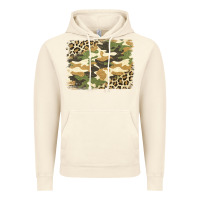 Vintage Artic leopard camo pattern background Vintage Hoodie - Jasminsmagicworld