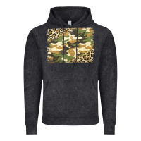 Vintage Black leopard camo pattern background Vintage Hoodie - Jasminsmagicworld