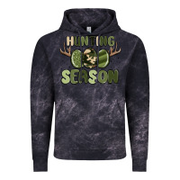 Cloud Black hunting season Vintage Hoodie - MaliasSmallBusiness
