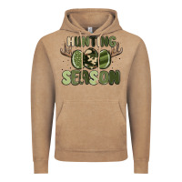 Vintage Coffee hunting season Vintage Hoodie - MaliasSmallBusiness