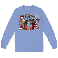 Colony Blue im the naughty elf Long Sleeve Tee - MaliasSmallBusiness