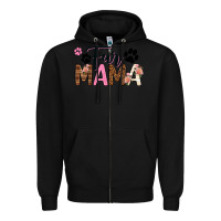Black fur mama Zipper Hoodie - texasbilliewilder