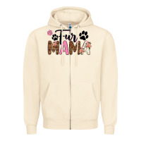 Sandshell fur mama Zipper Hoodie - texasbilliewilder