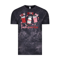 Cloud Black you give me tachycardia Vintage Tee - MaliasSmallBusiness